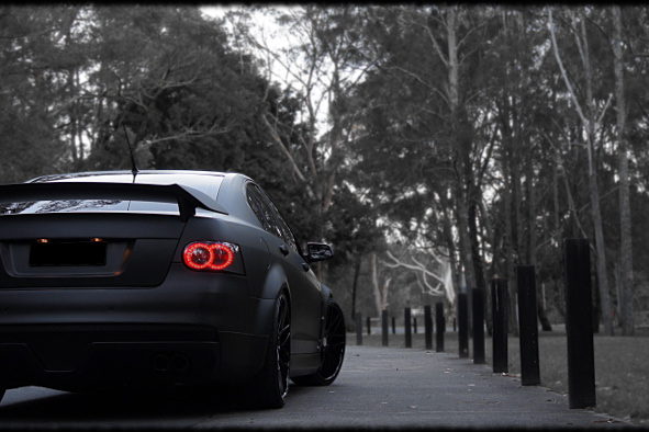 Vinyl Car Wraps by Carbon Demon HSV GTS Metallic Black Vinyl Wrap
