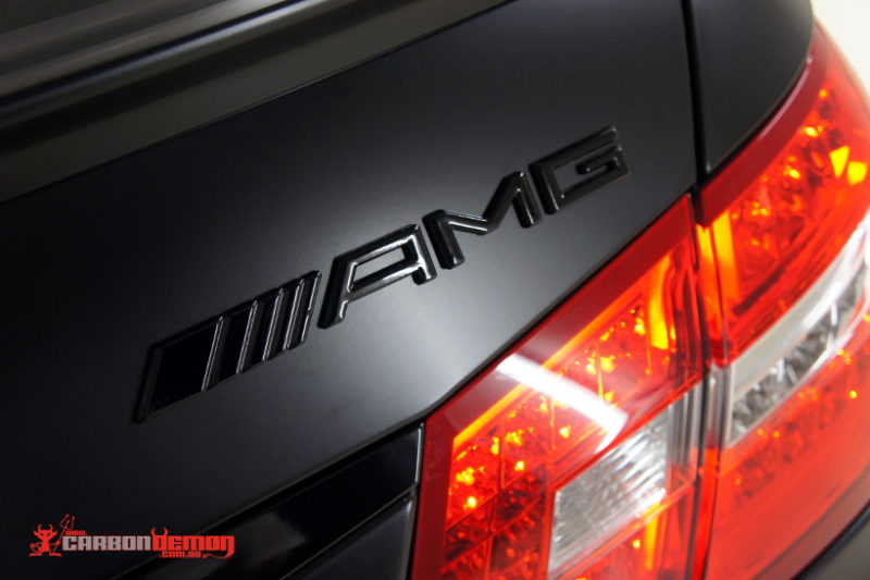 AMG Vinyl Wrap in Satin Black AMG Vinyl Wrap Satin Black