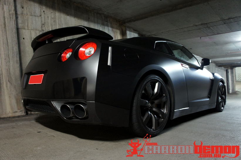 Nissan GTR r35 черный матовый