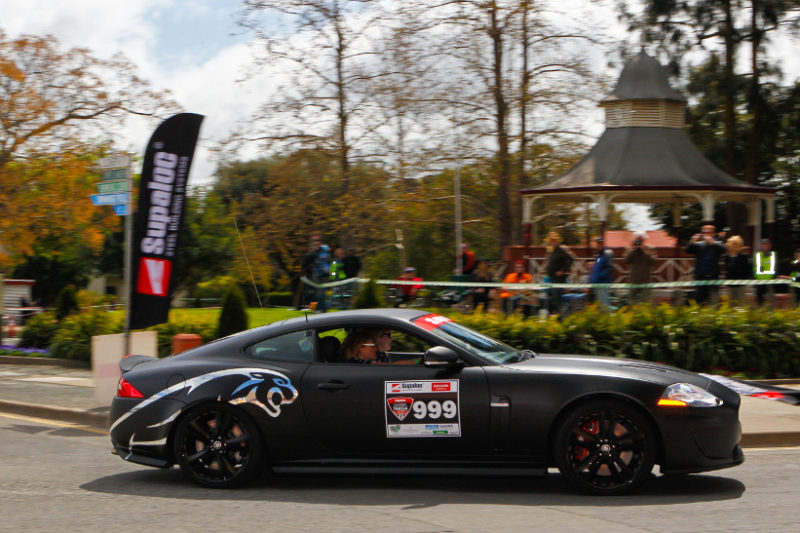 XKR Matte Black driven by Samantha Stevens Matte Black Race Car