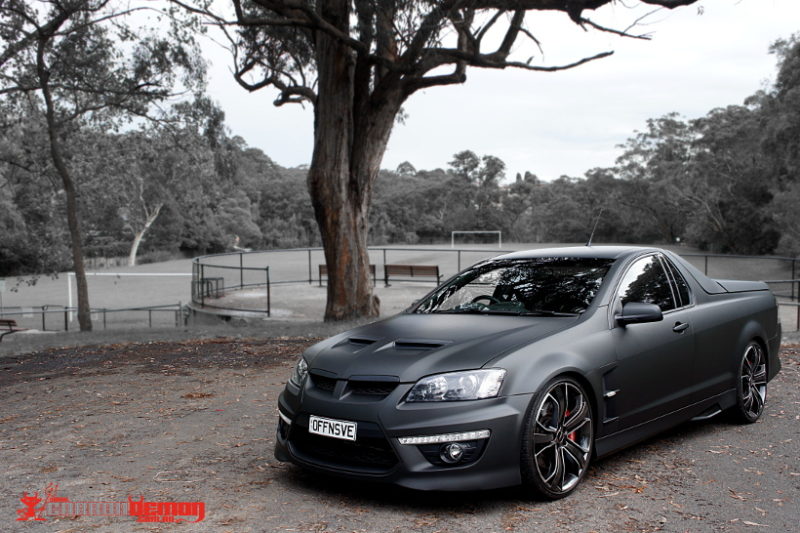 Matte Black Maloo Satin Black Maloo