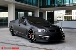 Matte Black HSV Maloo - Carbon Demon Vinyl Wrap Sydney Australia