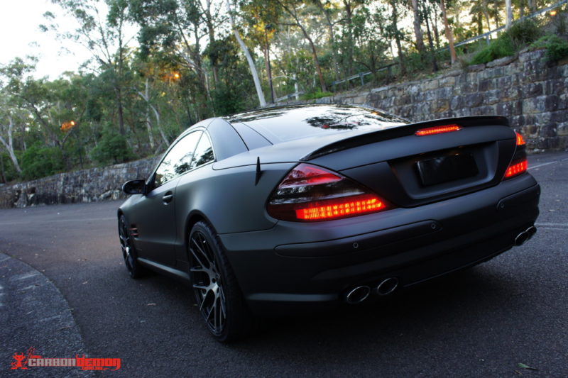 AMG SL65 Matte Black Vinyl Wrap AMG SL65 Matte Black Vinyl Wrap