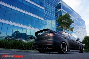EVO X Matte Black Wrap
