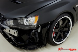 Lancer EVO 10 Matte Black Vinyl Wrap