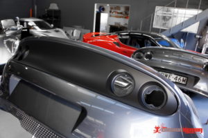Lotus Elise Black Transom Vinyl Wrap