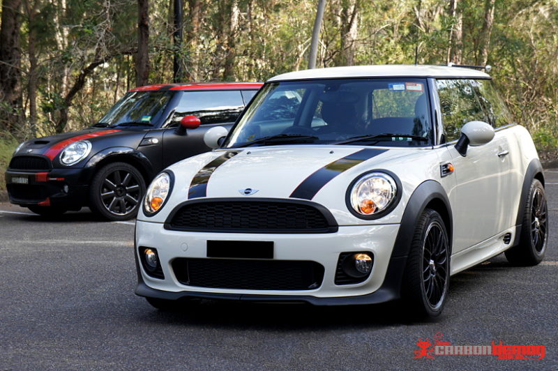 Mini Cooper JCW Stripes Vinyl Decals Mini Cooper JCW Stripes Vinyl Decals