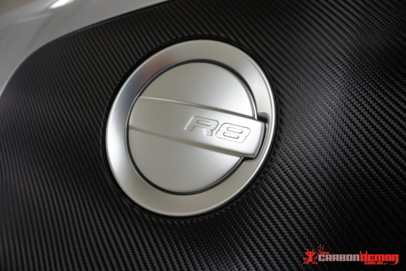 R8 Carbon Fibre Side Blade Wrap R8 Carbon Fibre Side Blade Vinyl Wrap