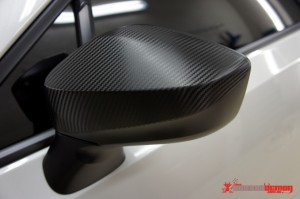 BRZ Carbon Fibre Vinyl Wrapped Mirrors