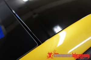 Megane RS Trophy Gloss Black Vinyl Roof Car Wrap