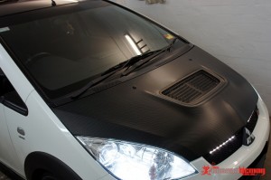 Mitsubishi Ralliart Colt Carbon Fibre Bonnet Wrap