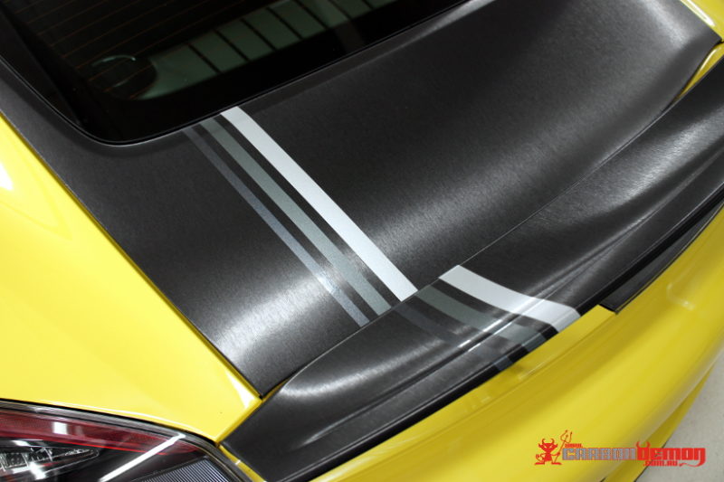 Porsche Aluminium Interior Wrap