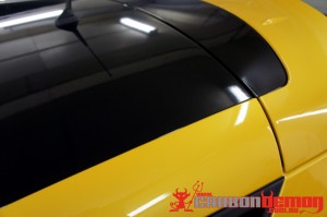 Renault Megane RS Gloss Black Vinyl Roof Car Wrap