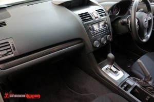 Subaru XV carbon dash wrap