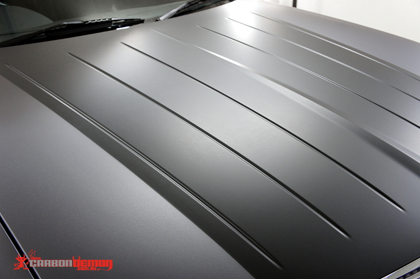 Chrysler Crossfire Matte Grey Metallic Vinyl Wrap
