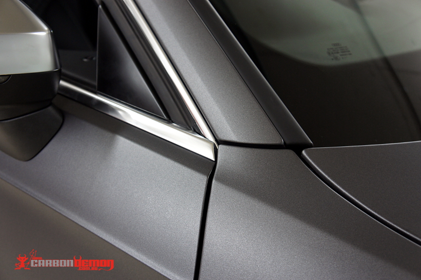 Audi matte grey wrap
