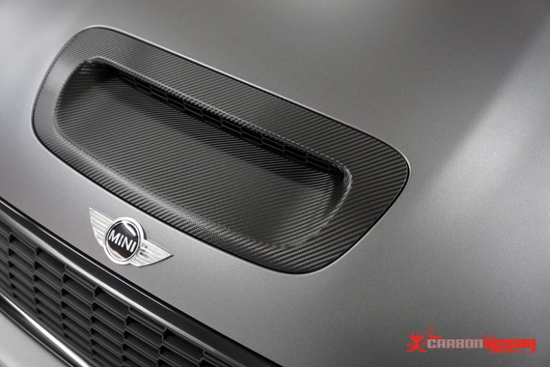 Mini JCW carbon fibre scoop wrap Mini JCW carbon fibre scoop wrap