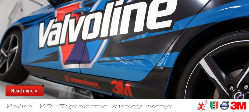 Volvo V8 Supercar livery vinyl wrap