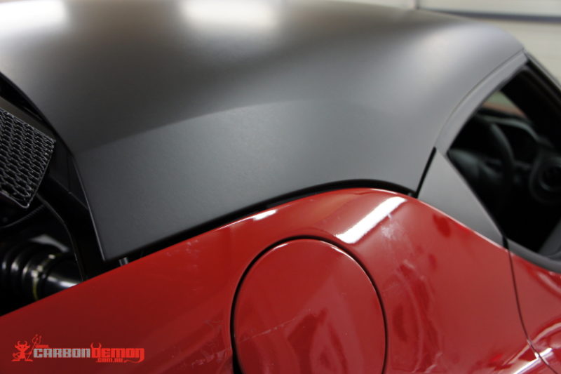 4C roof wrap 4C satin black roof