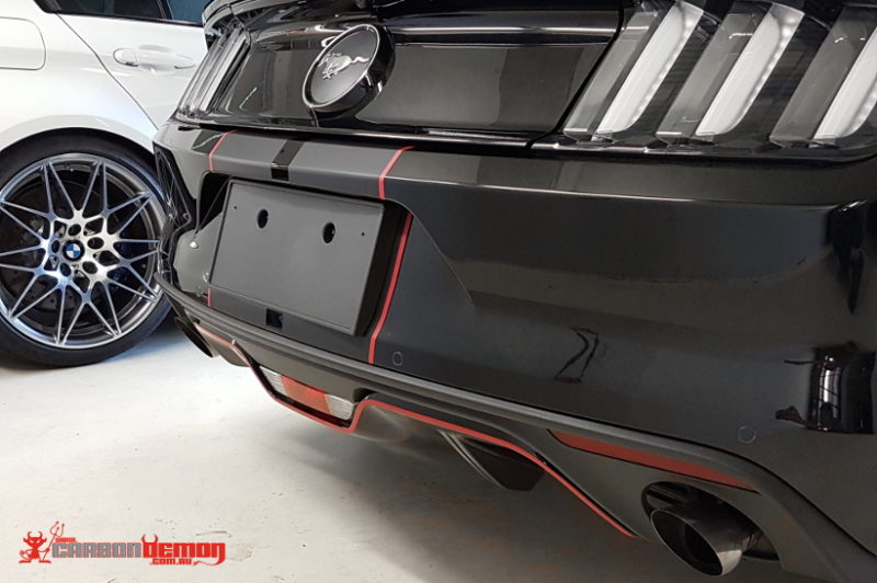 Mustang Diffuser Vinyl Wrap Mustang Diffuser Vinyl Wrap