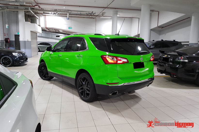 Lime Green Vinyl Wrap